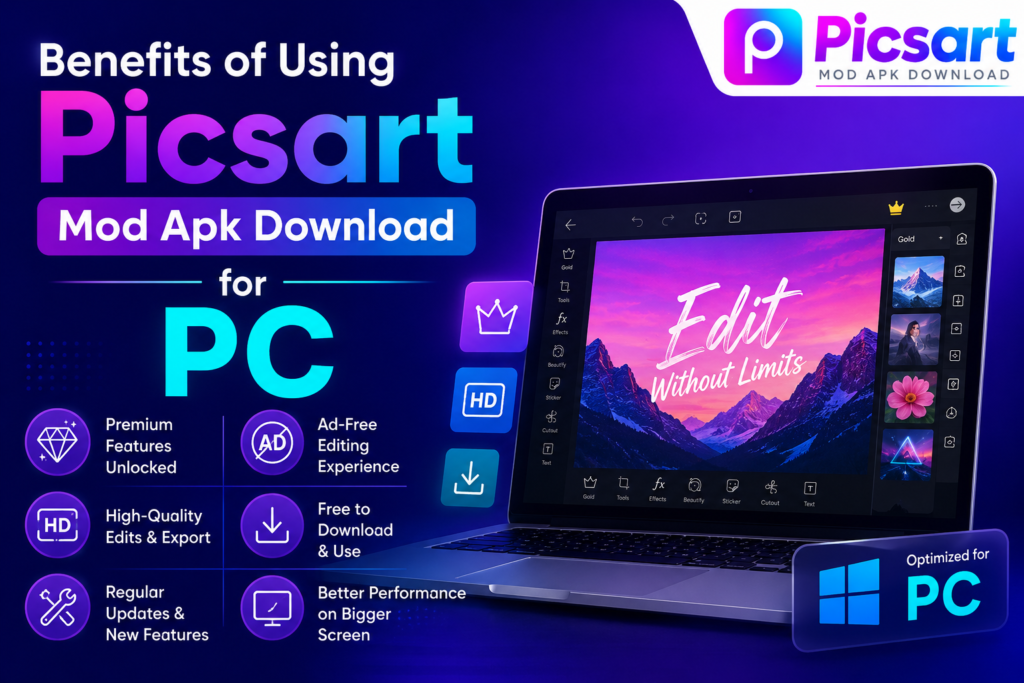 Picsart Mod Apk Download for PC