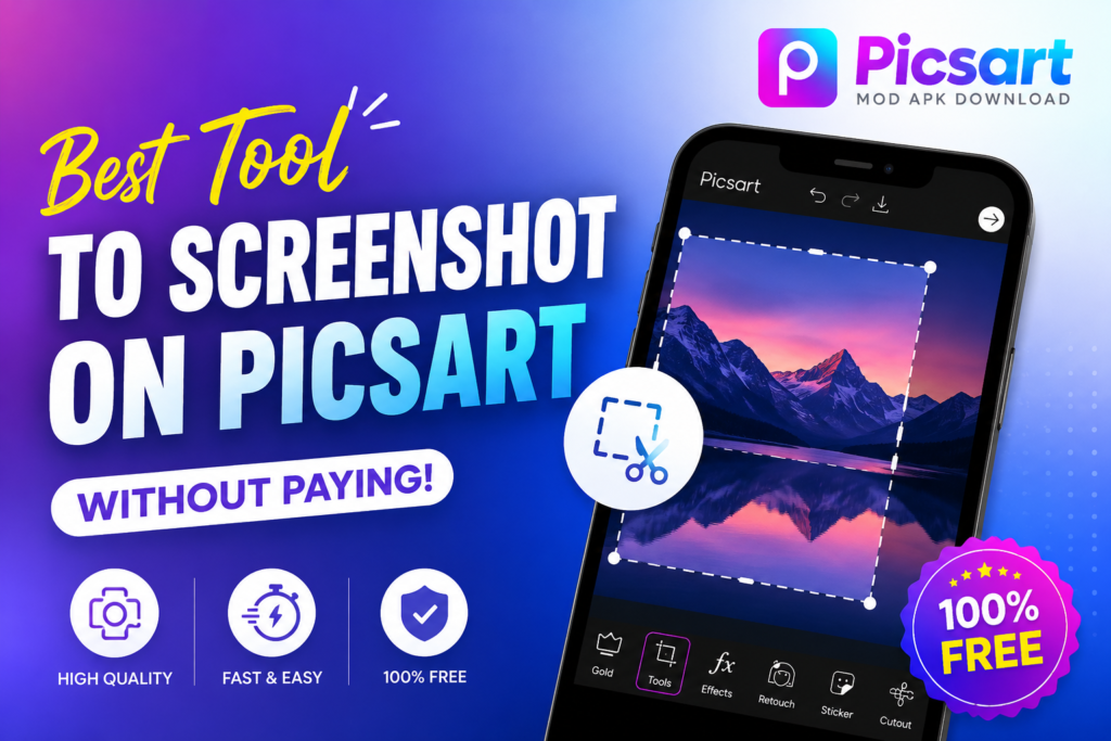 How to Take Screenshot in Picsart