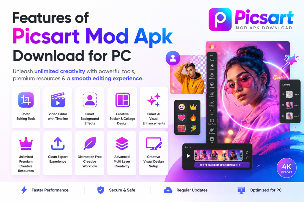 Picsart Mod Apk Download for PC
