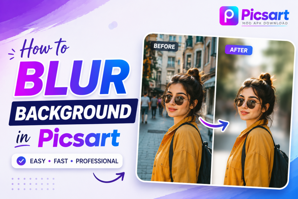 How to Blur Background in Picsart