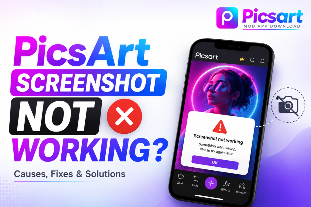 How to Take Screenshot in Picsart