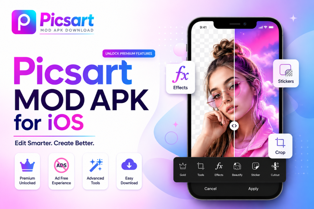 Picsart MOD APK for iOS