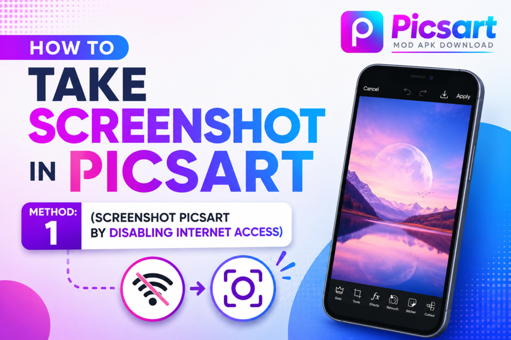 How to Take Screenshot in Picsart