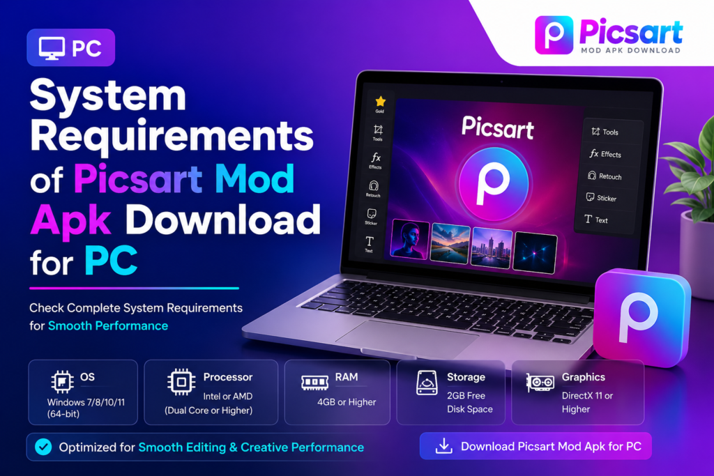 Picsart Mod Apk Download for PC