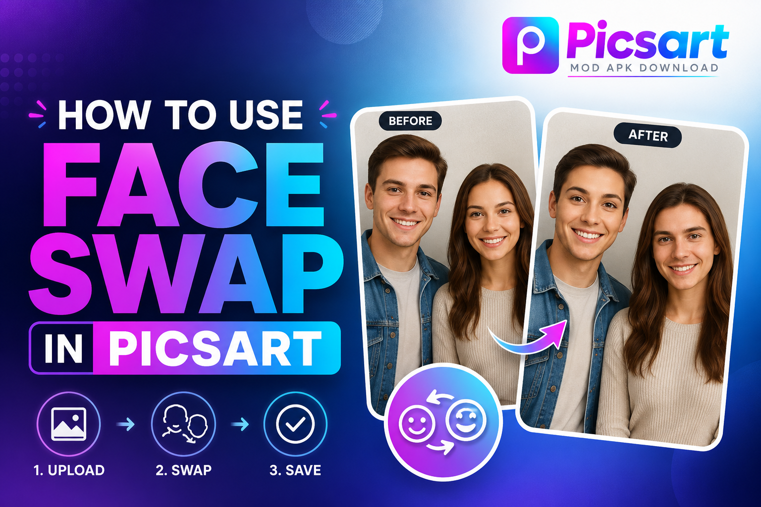 How to Use Face Swap in Picsart