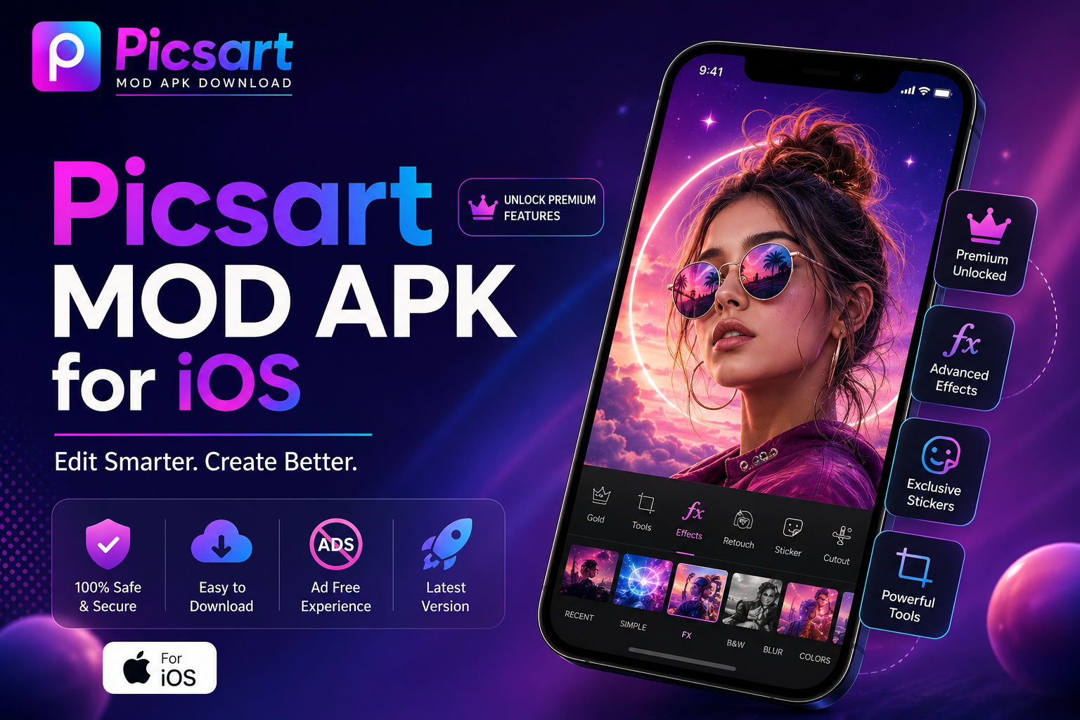 Picsart MOD APK for iOS